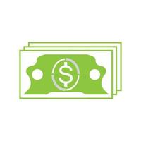 Dollar vector icon background template illustration