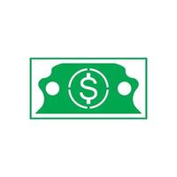 Dollar vector icon background template illustration