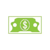 Dollar vector icon background template illustration
