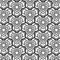 ornamental abstract geometric seamless pattern with square shaped holes vector