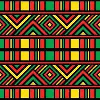 Seamless Pattern Pan African Color vector