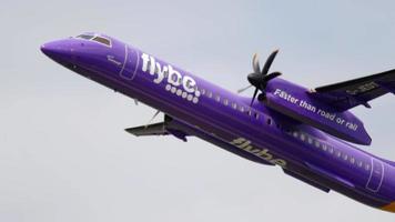 Aircraft FlyBe departure video