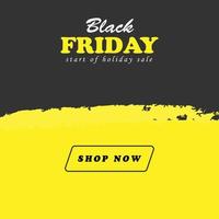 Black friday sale simple poster vector