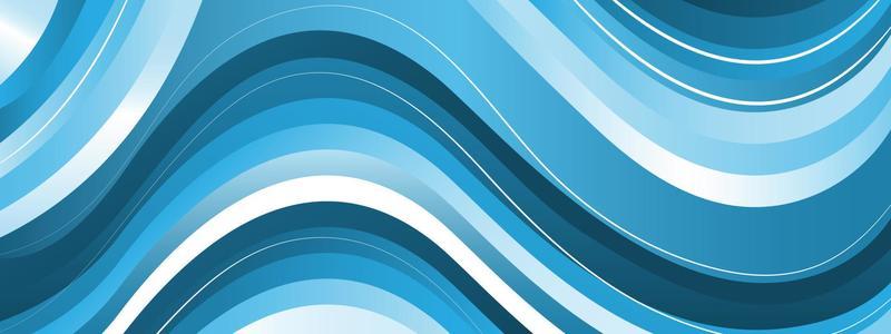 Minimal dynamic blue background, abstract creative digital waves background, modern landing page concept vector. Abstract, bright smooth waves for brochure, website, flyer design, banner.