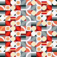 patrón geométrico abstracto diseño de ilustración de arte computacional generativo y textura geométrica vector