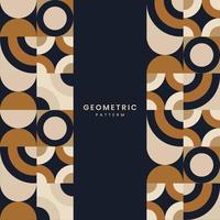 BROWN Geometrical textures constructed design for wallpaper and background style in vector abstract texture with Colored geometric shapes, useful for pattern design, background, poster art, VECTOR
