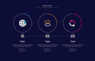 Infographic  five Layout Vector Illustration