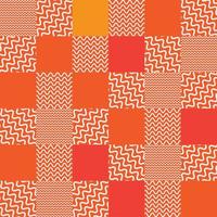 fondo de diseño de textura geométrica de color naranja y estilo de cubiertas geométricas planas utilizado para papel tapiz, patrón y diseño vector