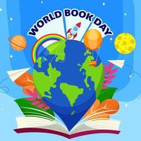 World Book Day Background vector