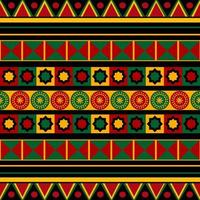 Seamless Pattern Africa Pan Color vector