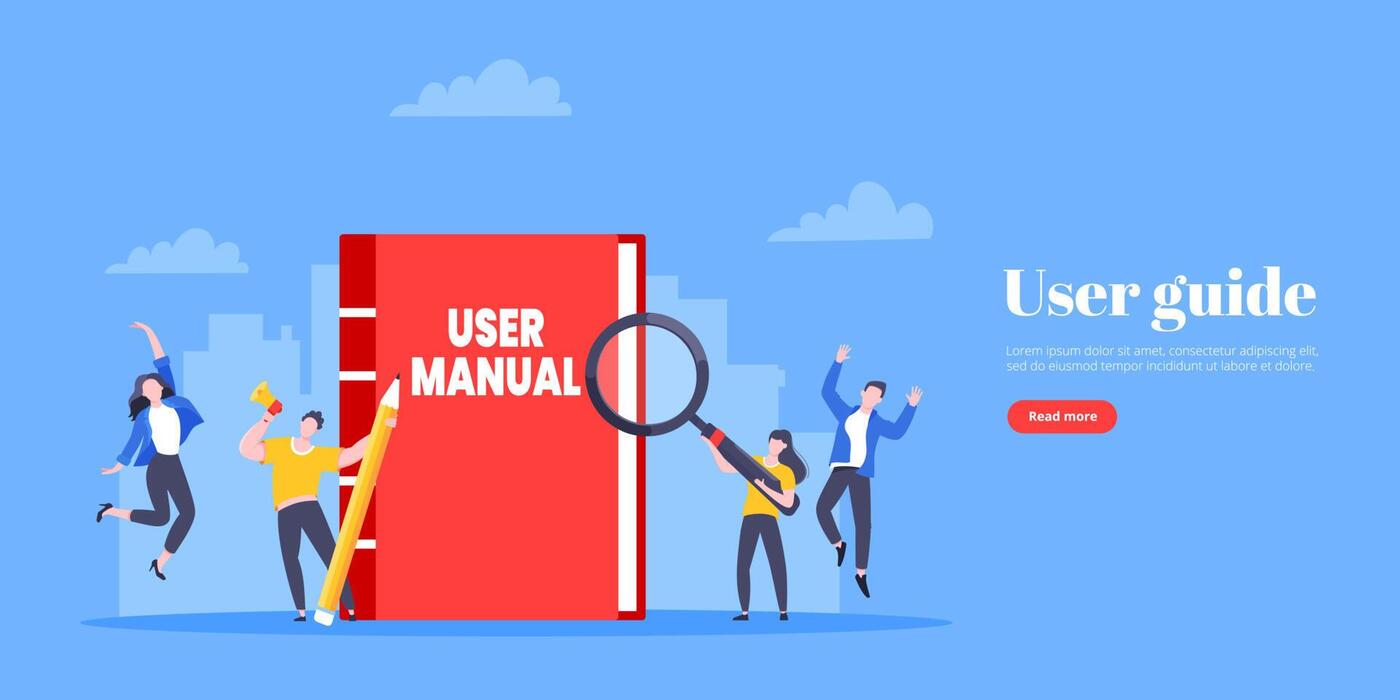 User Manual Vector Art, Icons, and Graphics for Free Download