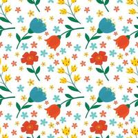 Seamless pattern with flowers, abstract repeating pattern.For paper, cover, fabric, textiles, gift wrapping, advertising, wall art, interior decor. Vector illustration of fashion.