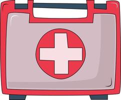 The symbol of the first aid kit for medicines. vector
