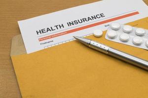 health insurance application form photo