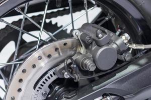 sistema de freno de disco de motocicleta foto