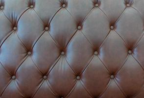 close up leathers texture of Sofa photo