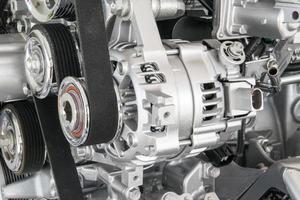 Part of car engine photo