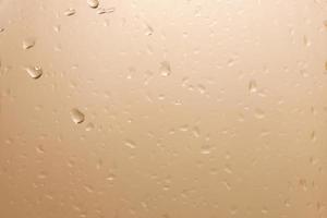 water drops on window glass photo