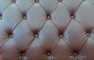 close up leathers texture of Sofa photo