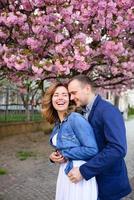 Love affair. Portrait of charming couple photo