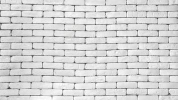 White brick wall texture for background photo