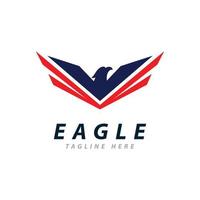 Eagle Logo Vector, Creative eagle icon Template illustration vector