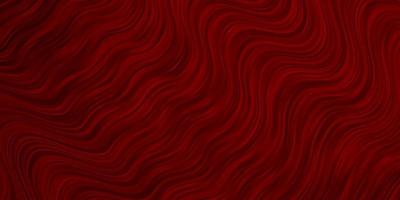 Dark Red vector pattern with curves.