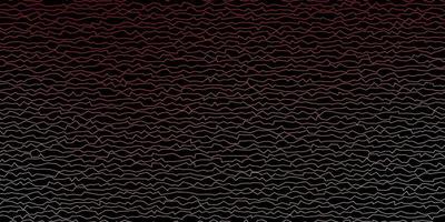 Dark Red vector backdrop with bent lines.