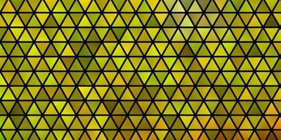 Light Red, Yellow vector pattern with polygonal style.