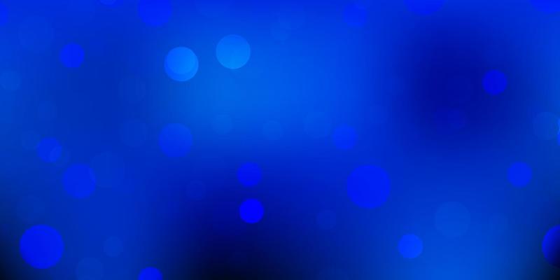 Dark blue vector background with random forms.