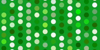 Light green vector texture with disks.