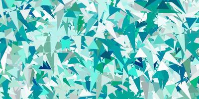 Light Green vector pattern with polygonal shapes.