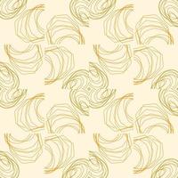 Cute abstract seamless pattern with messy hand drawn geometric shapes. Tile or mosaic pattern. vector