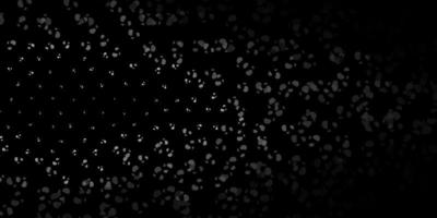 Dark gray vector texture with memphis shapes.