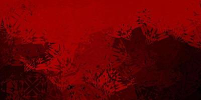 Dark Brown vector texture with random triangles.