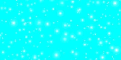 Light BLUE vector pattern with abstract stars.