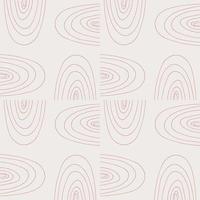 Hand drawn abstract seamless pattern with cute arches tile. Retro backdrop for wrapping paper, textile, fabric, web, card. vector