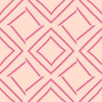 Cute abstract seamless pattern with messy hand drawn geometric shapes. Tile or mosaic pattern. vector