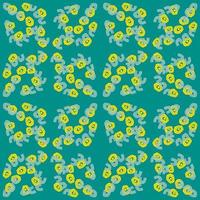 Cute abstract seamless pattern with messy hand drawn geometric shapes. Tile or mosaic pattern. vector