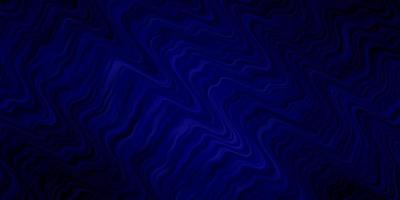 Dark BLUE vector background with wry lines.