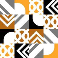 Best Geometrical pattern vectors design with nice color, black, yellow, grey on white background