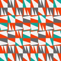 Modern Orange, grey and blue color Geometrical texture on white backgroun