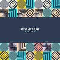 Modern geometric abstract background with text. the geometrical texture with colorist shapes, yellow, blue, cream, pink. vector, illustration vector