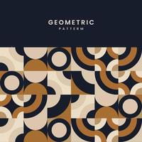 Geometrical shapes constructed wallpaper artwork of vector with text. and design of abstract texture with Colored geometric shapes, dark brown, cream, black used in poster art ,cover design