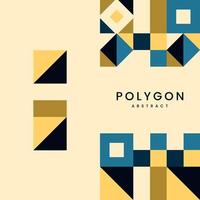 Modern Geometric abstract pattern design made of colorful shapes and geometrical elements, and nice geometry vector background design, cover, invitation illustration