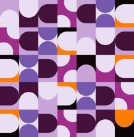 patrón geométrico de color púrpura y vector de elementos abstractos de textura moderna, diseño de patrón geométrico utilizado en pancartas, paquetes, papeles pintados, estampados de tela y arte impreso, ilustración geométrica