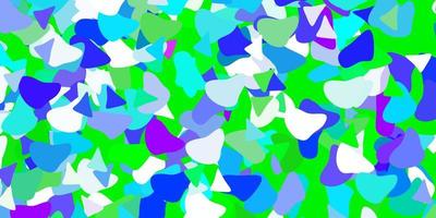 Light multicolor vector pattern with abstract shapes.