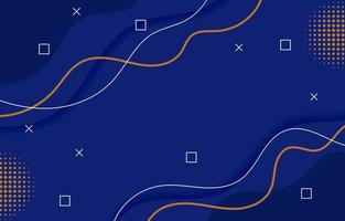 abstract modern minimalist elegant fluid wave background with memphis elements vector