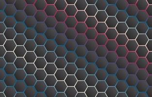 modern minimal elegant hexagon background vector