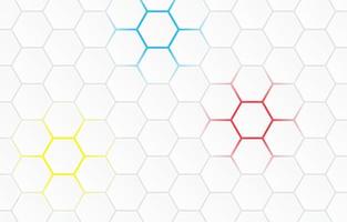 modern minimal elegant hexagon background vector